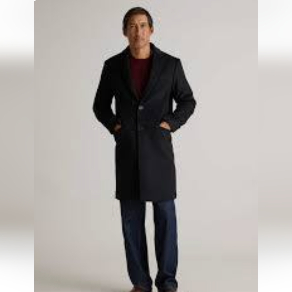 Quince Italian Wool Top Coat Small NWT In Black